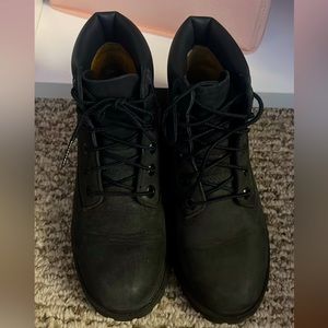Selling All Black TimberLands Juniors size in good condition.